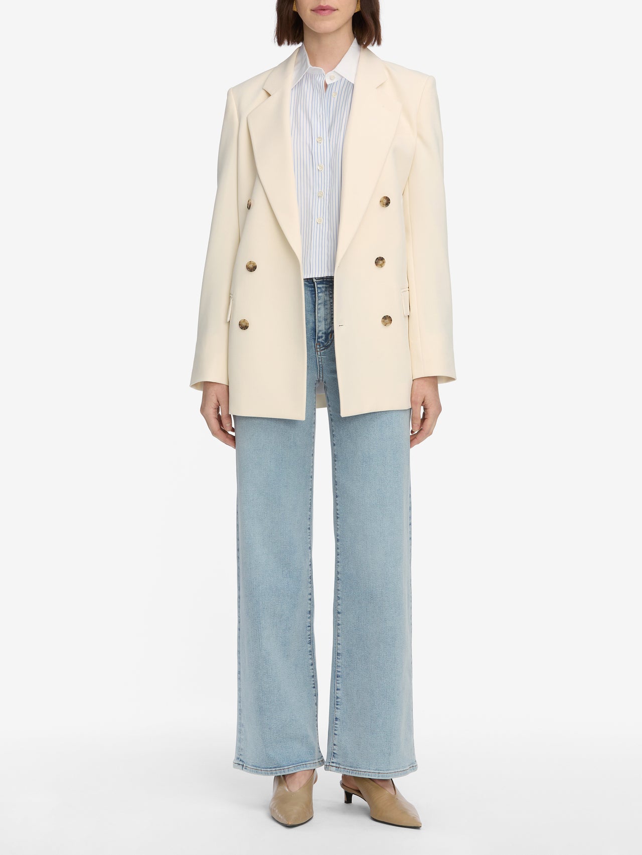 jeans full front view