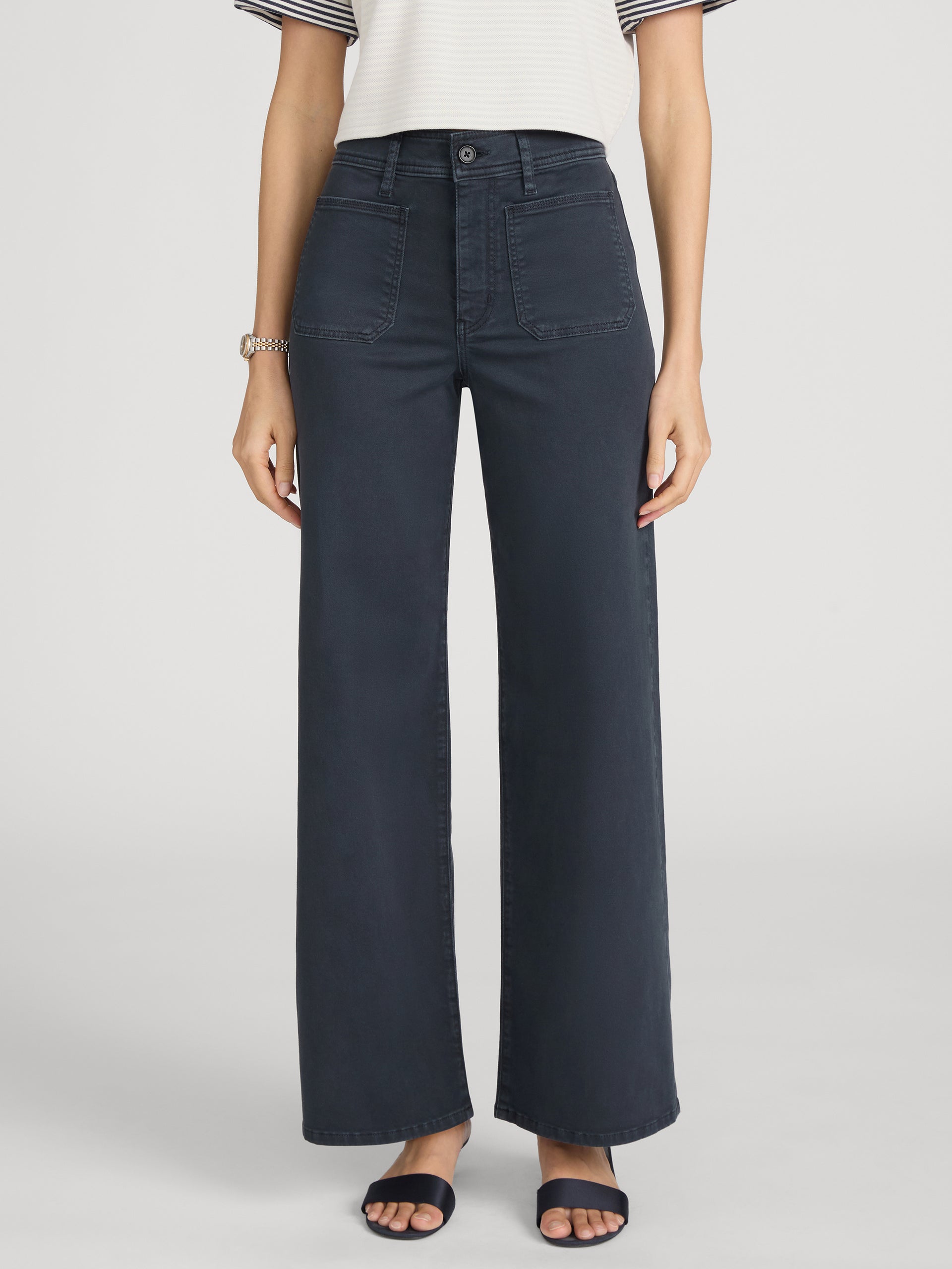 Pant on model front crop
