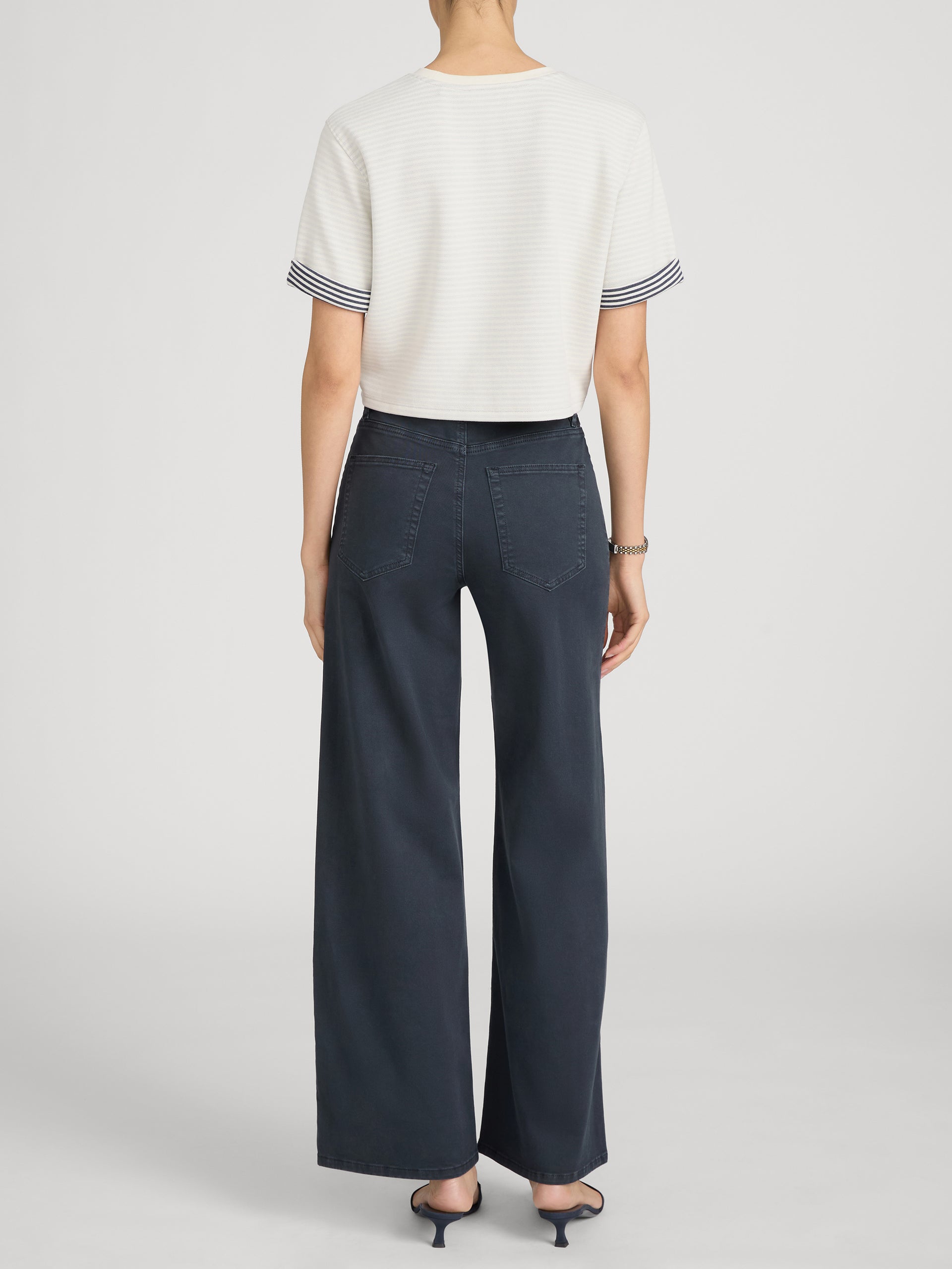 Pant on model back