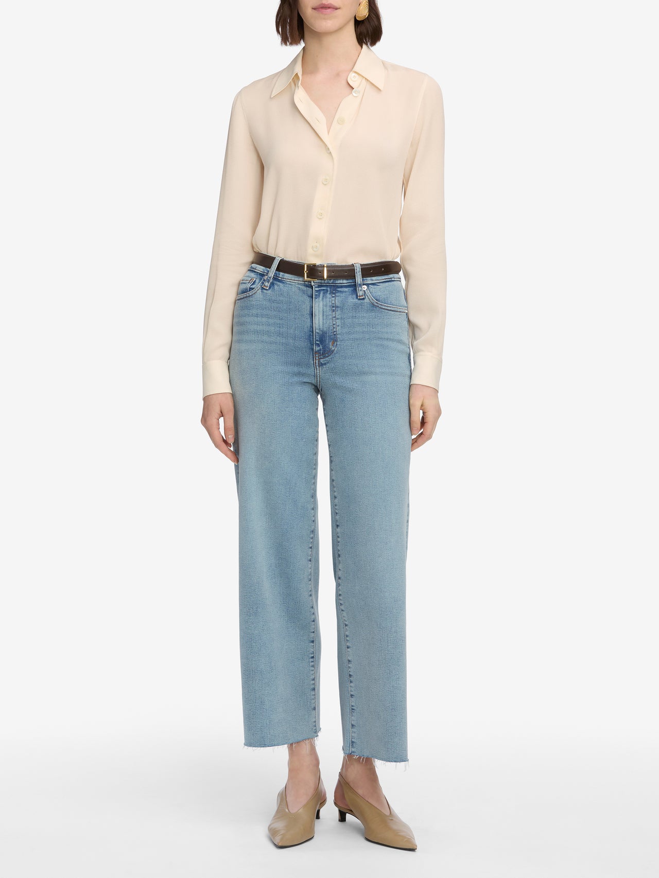 jeans full front view