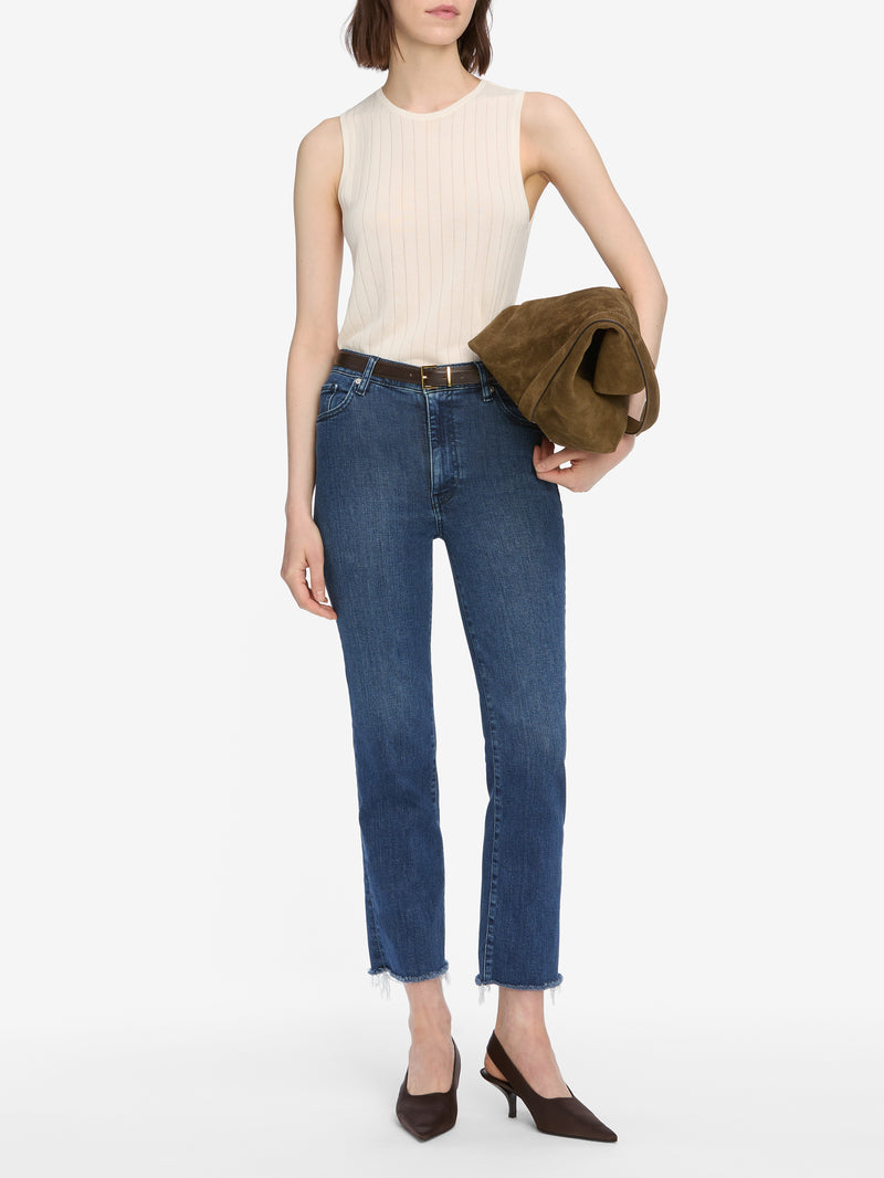 jeans full front view