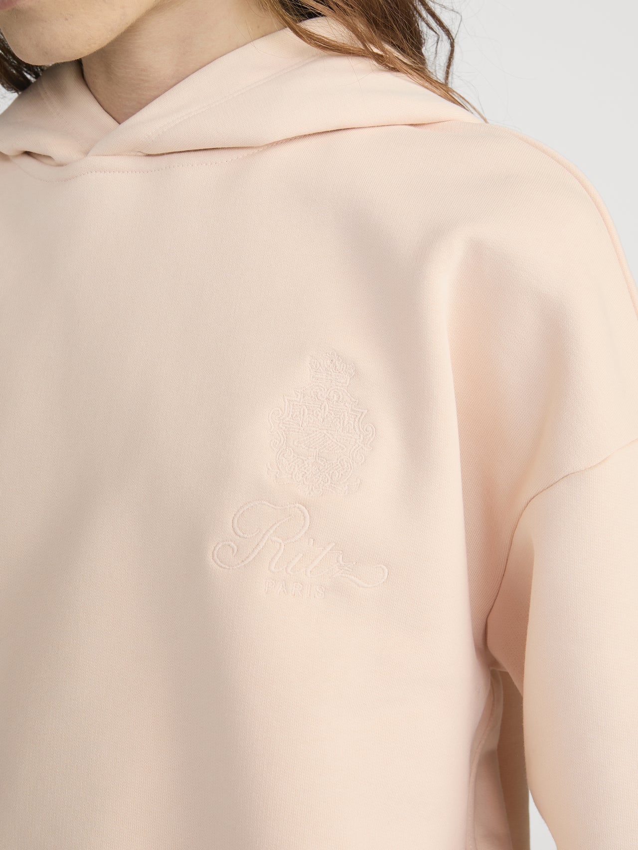 Ritz Sweatshirt Detail On Model