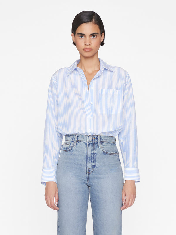 The Classic Pocket Shirt -- Chambray Multi