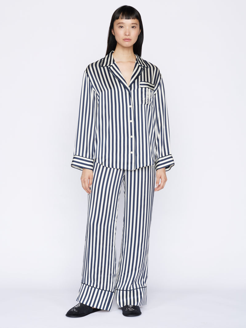 Ritz Women's Pj Set Shirt -- Navy Multi