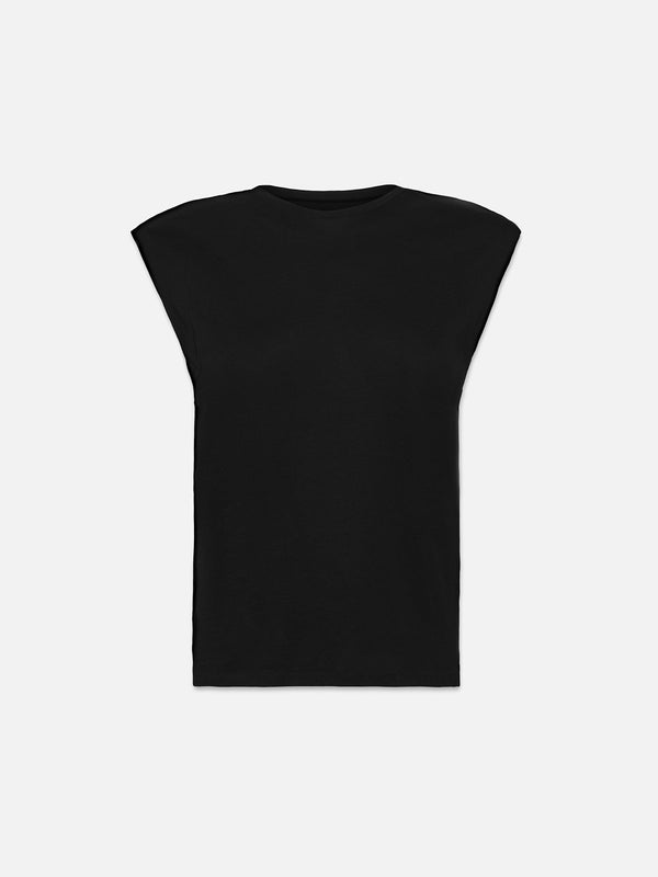 Le Mid Rise Muscle Tee in Noir – FRAME