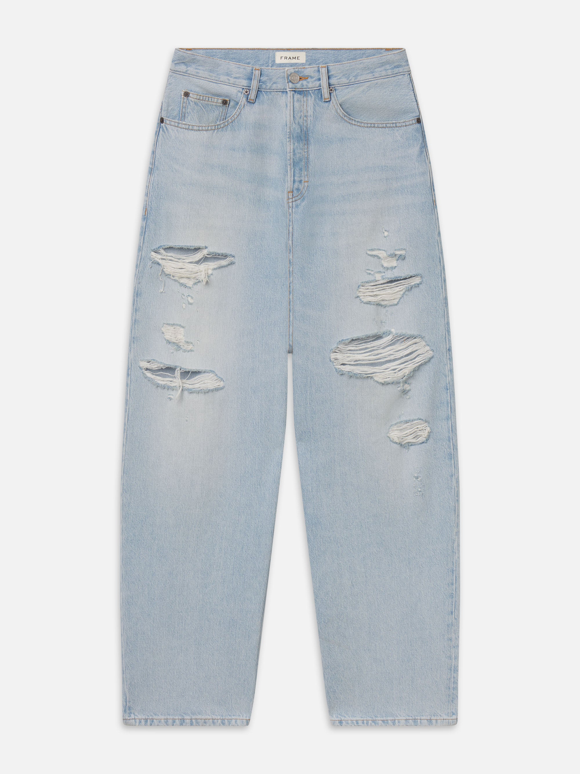 ア*ス様 PRINTED DENIM BAGGY JEANS Baggy Jean -- Midway Destructed