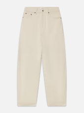 Canvas Baggy Jean -- Off White