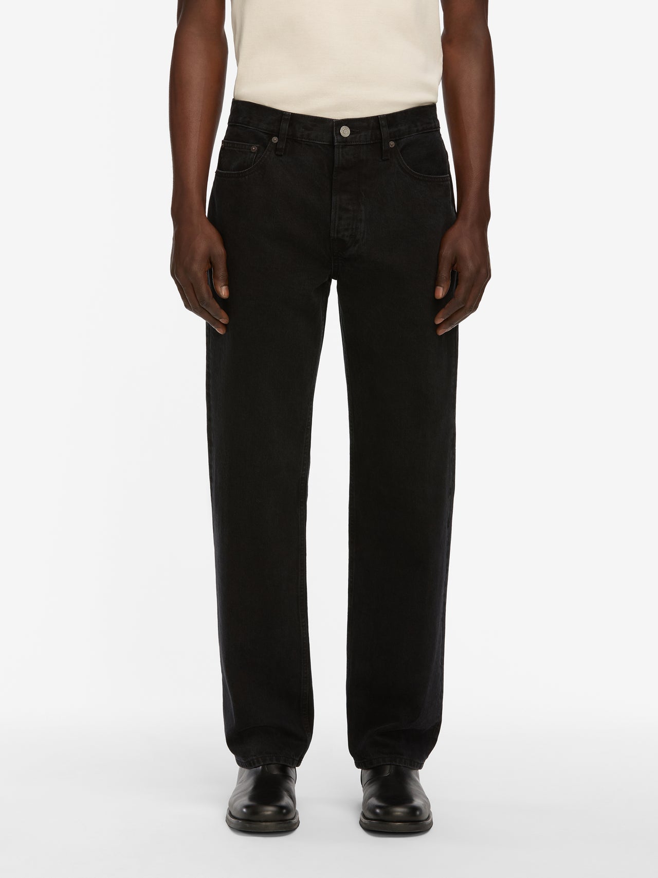 jeans full front view