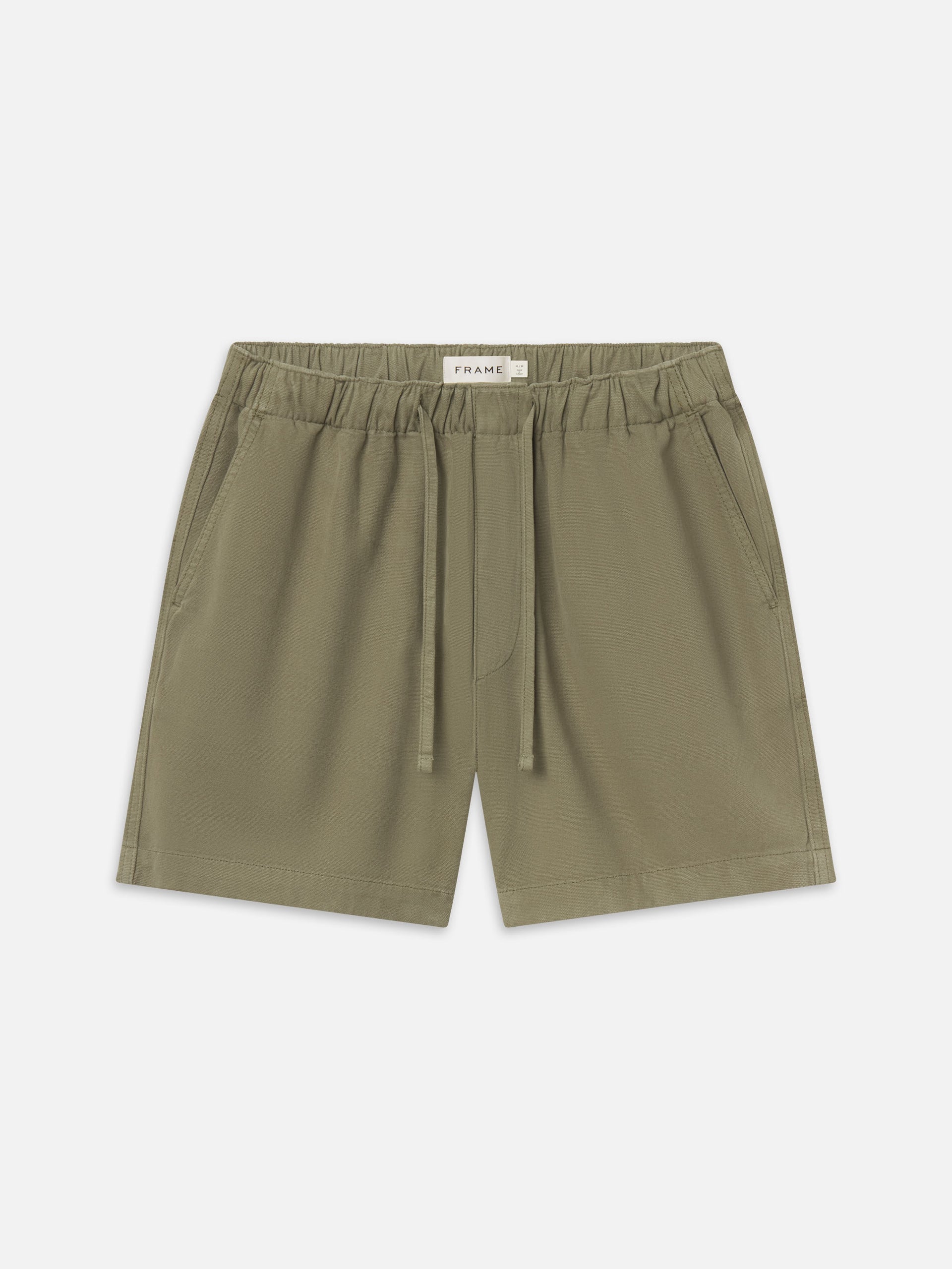 Canvas Shorts -- Military Khaki