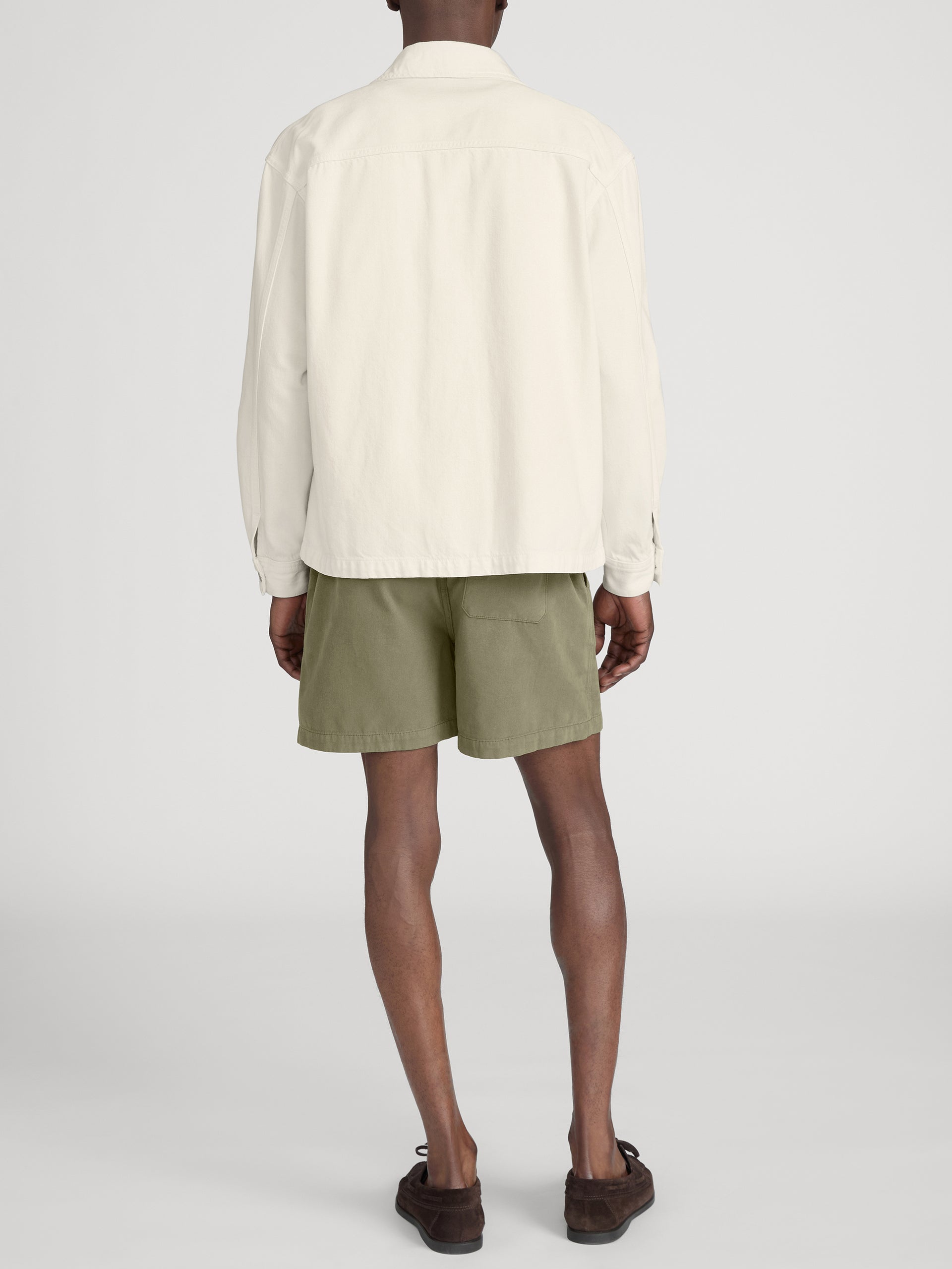 Canvas Shorts -- Military Khaki