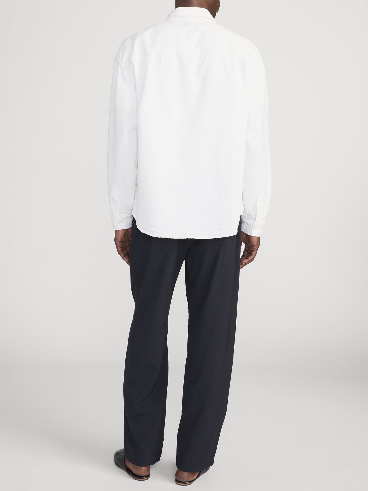 Relaxed Denim Shirt -- Off White