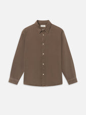 Relaxed Denim Shirt -- Brownstone
