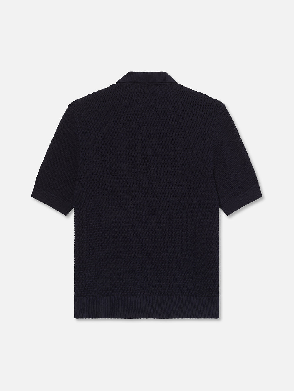 SHORT SLEEVE SWEATER POLO NAVY – FRAME