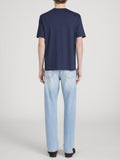 Tee on model back