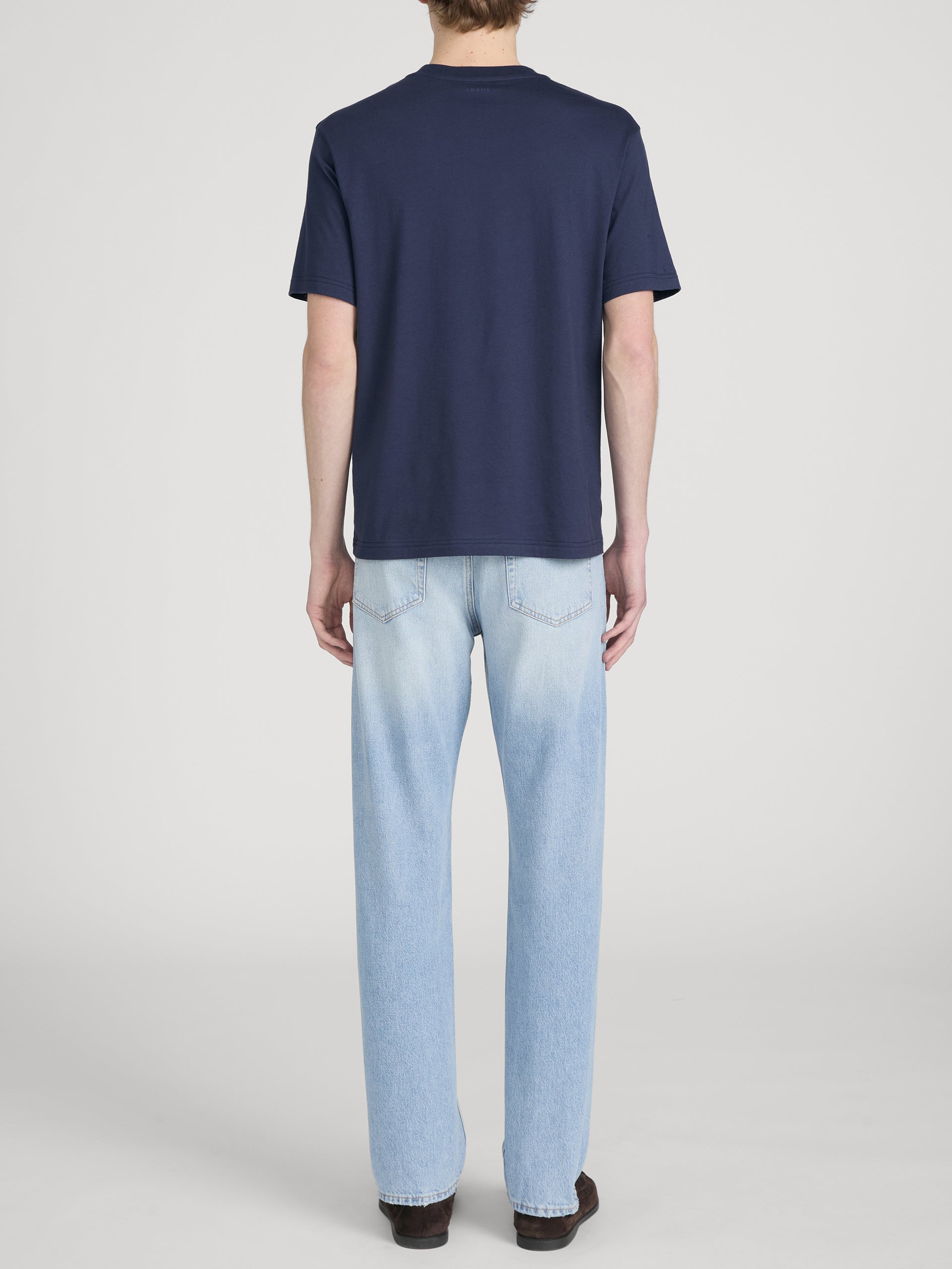 Tee on model back