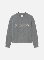 Sotheby's Unisex Cashmere Sweater -- Grey Melange