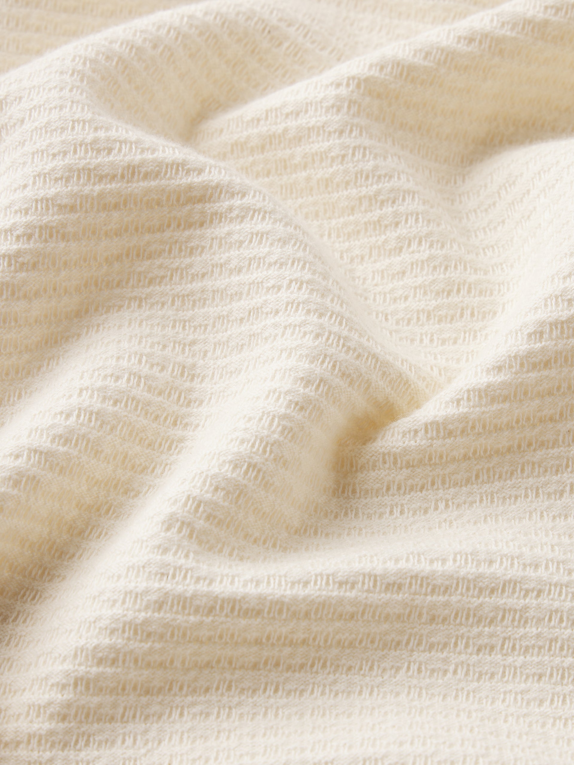 Jacquard Button Down Shirt -- Cream