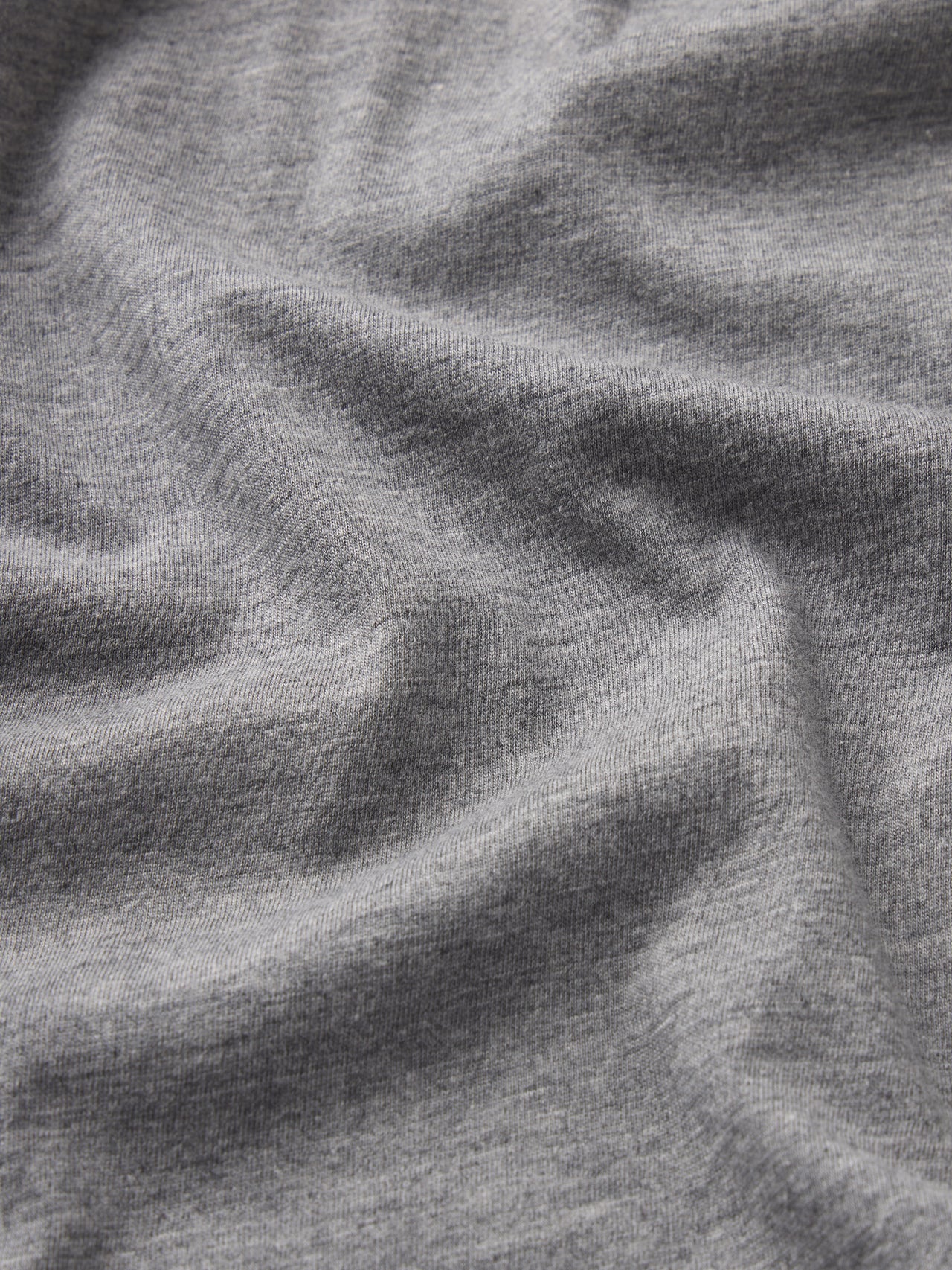 Relaxed Pocket Tee -- Light Grey Melange