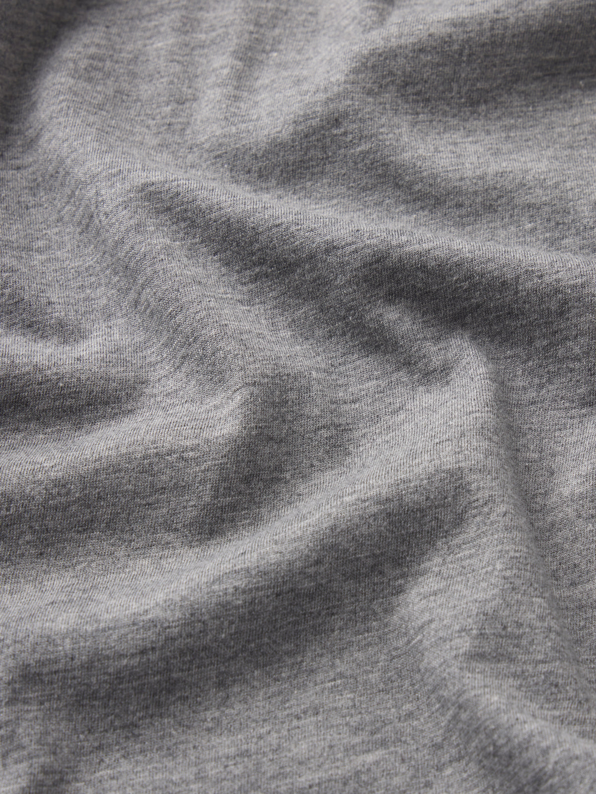 Relaxed Pocket Tee -- Light Grey Melange
