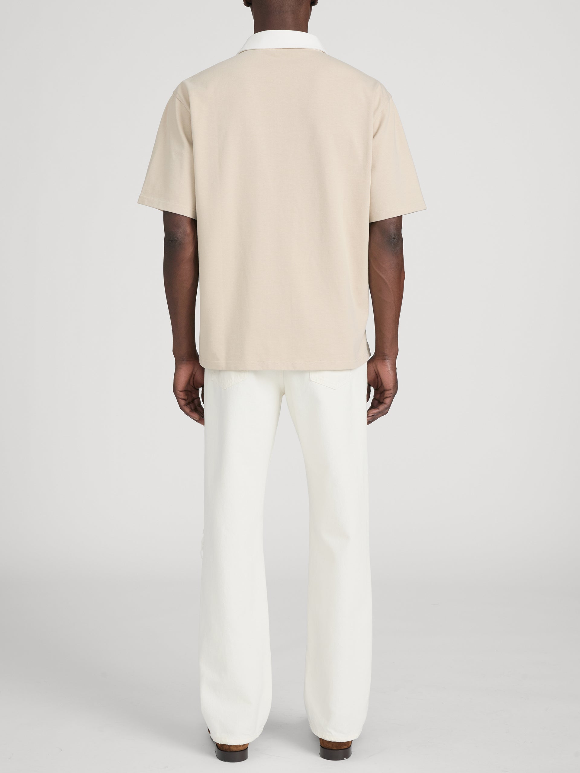 Polo on model back