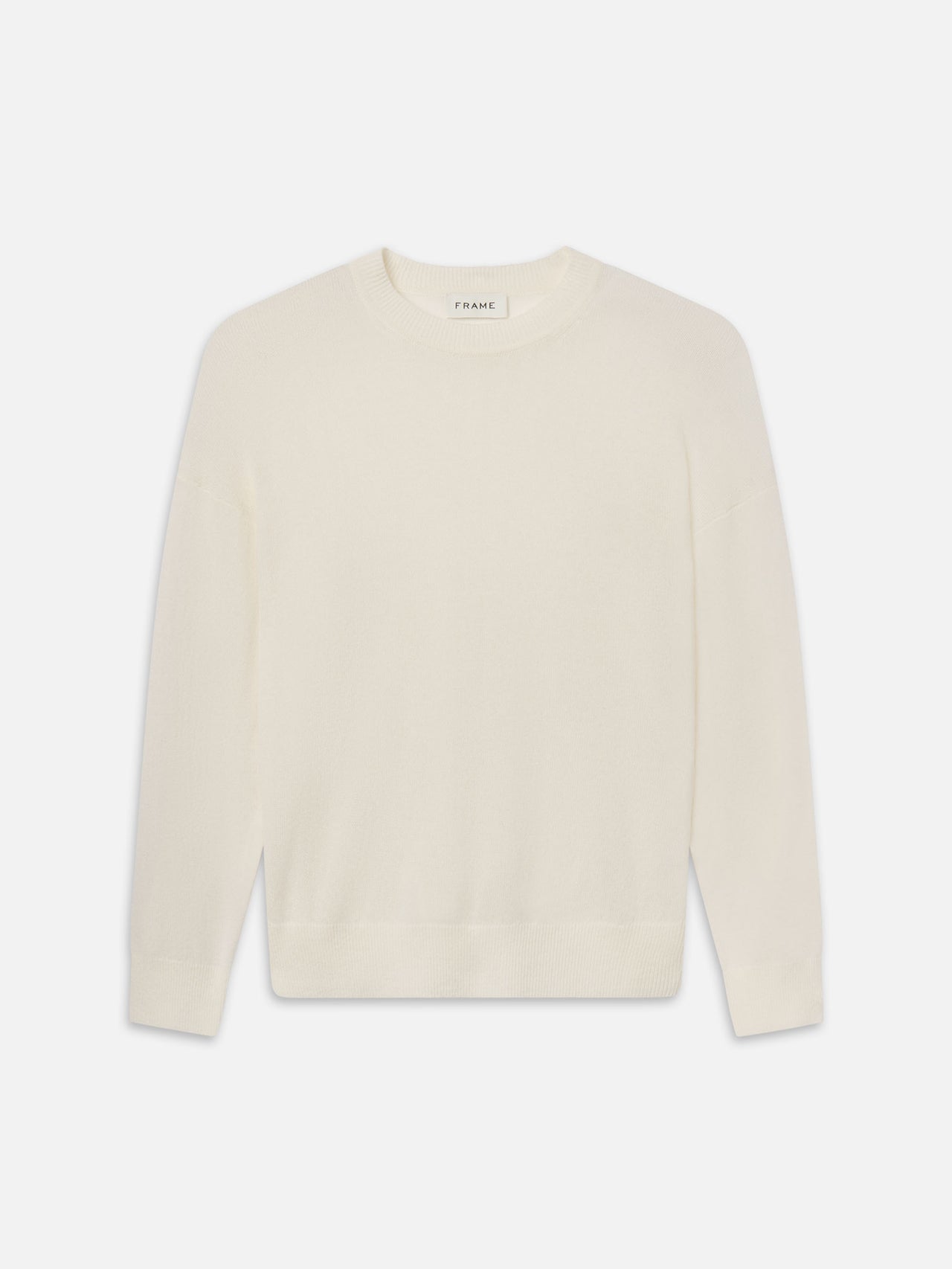 Lightweight Cashmere Blend Sweater -- Off White