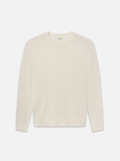 Lightweight Cashmere Blend Sweater -- Off White