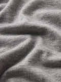 Superfine Polo Sweater -- Light Grey Melange