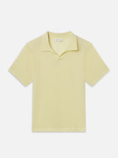 Superfine Polo Sweater -- Pale Yellow
