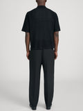 Light Cotton Silk Cardigan -- Black