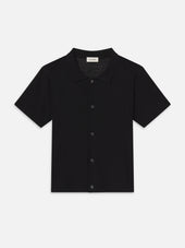 Light Cotton Silk Cardigan -- Black