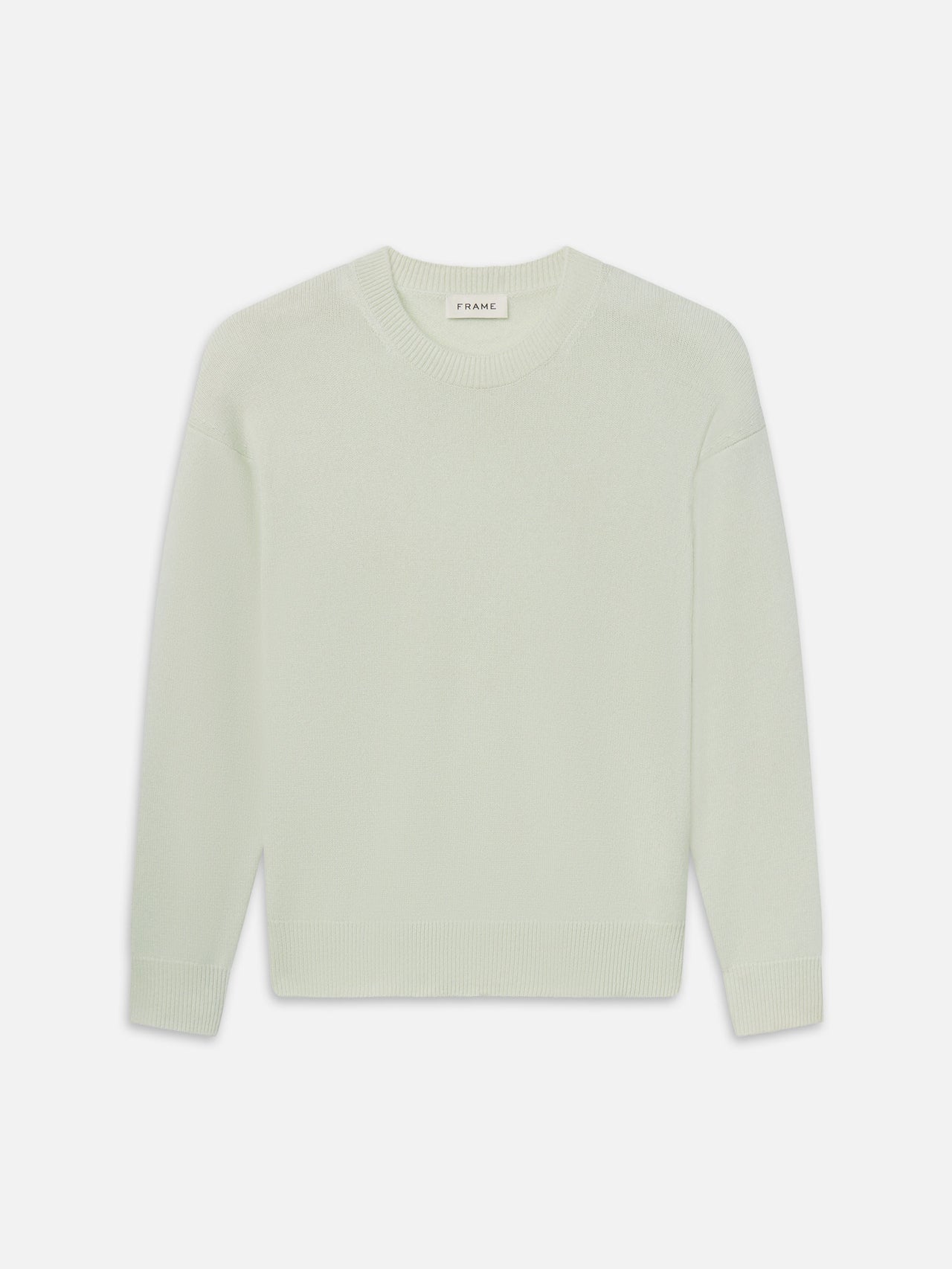 Lightweight Cashmere Crewneck -- Pale Green