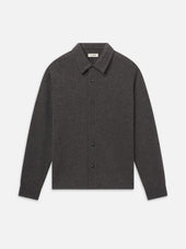 Long Sleeve Shirt Sweater -- Anthracite