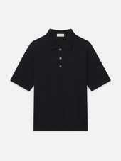 Polo Sweater -- Dark Navy