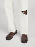 Relaxed Jean -- Off White Rips