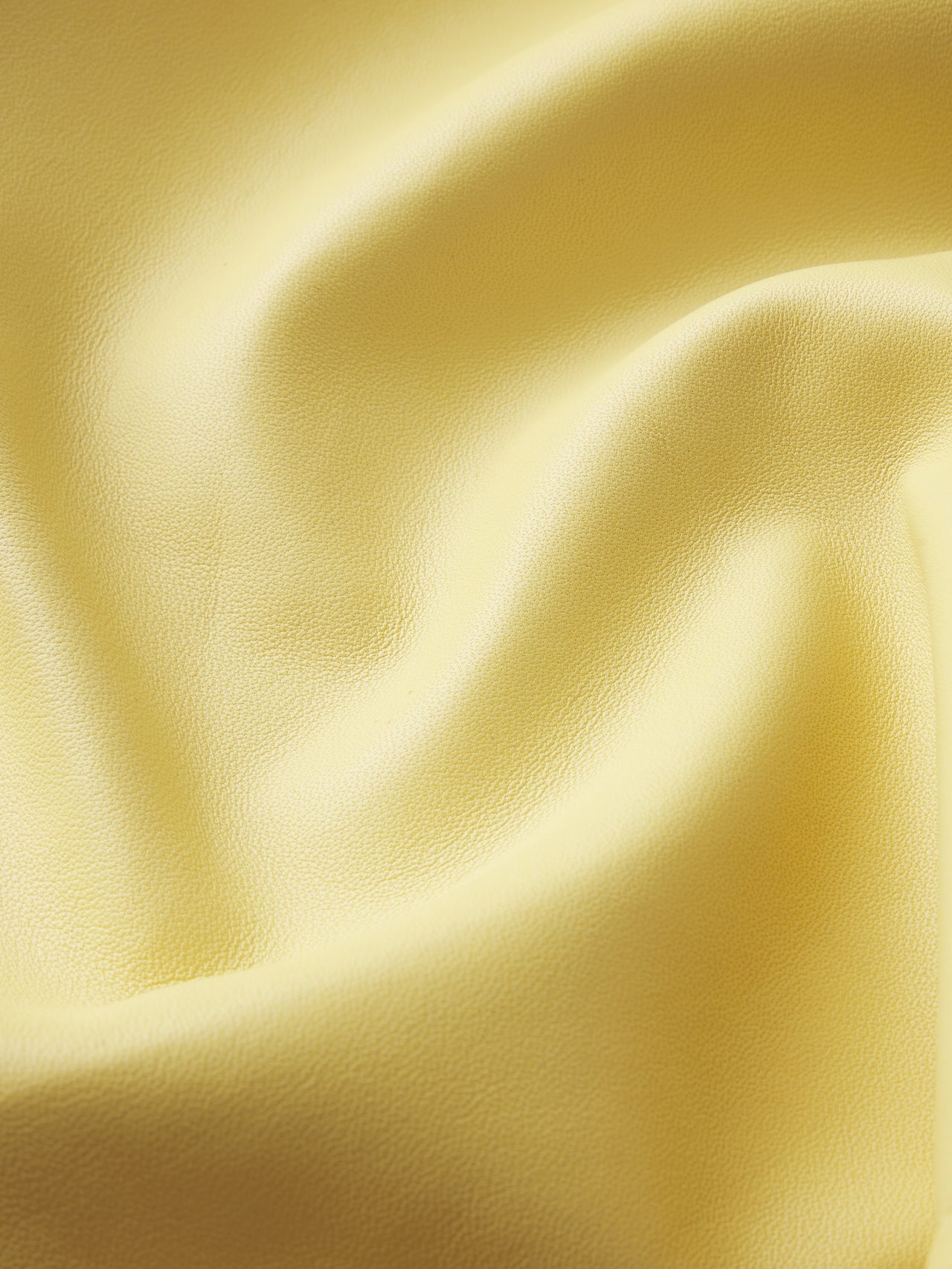 Leather Zip-Up Shirt -- Bold Yellow