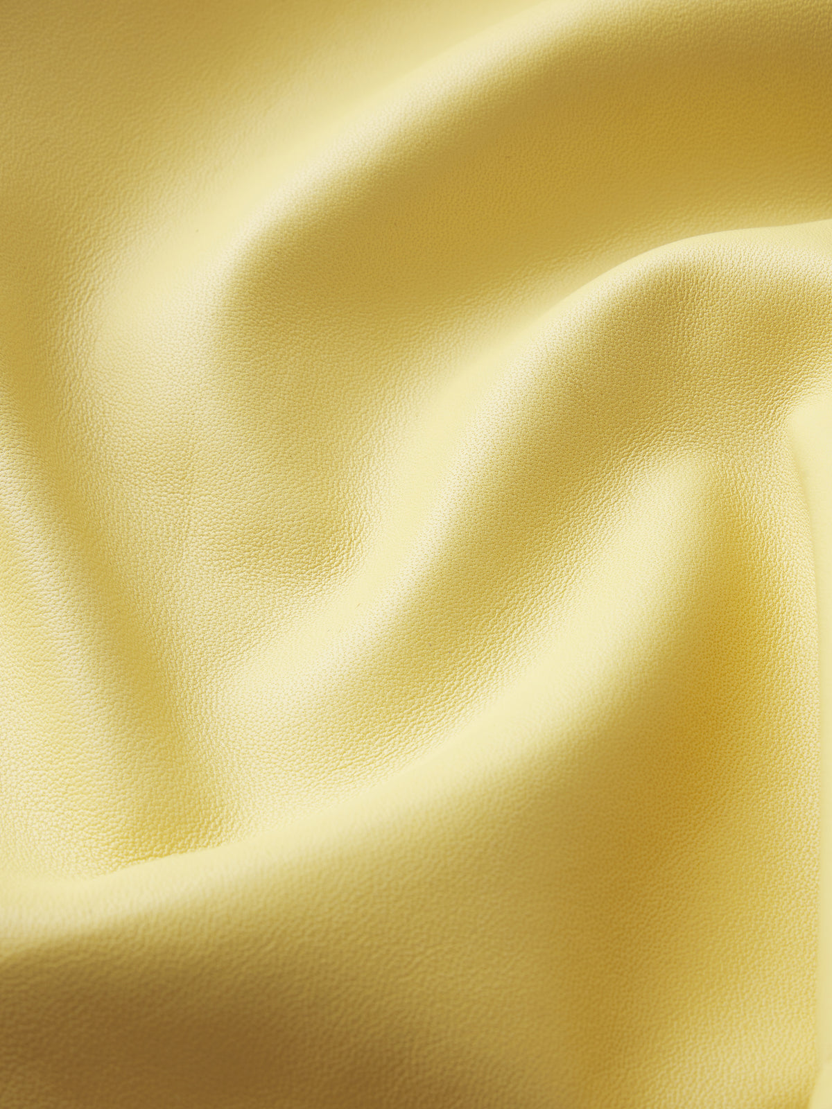 Leather Zip-Up Shirt -- Bold Yellow
