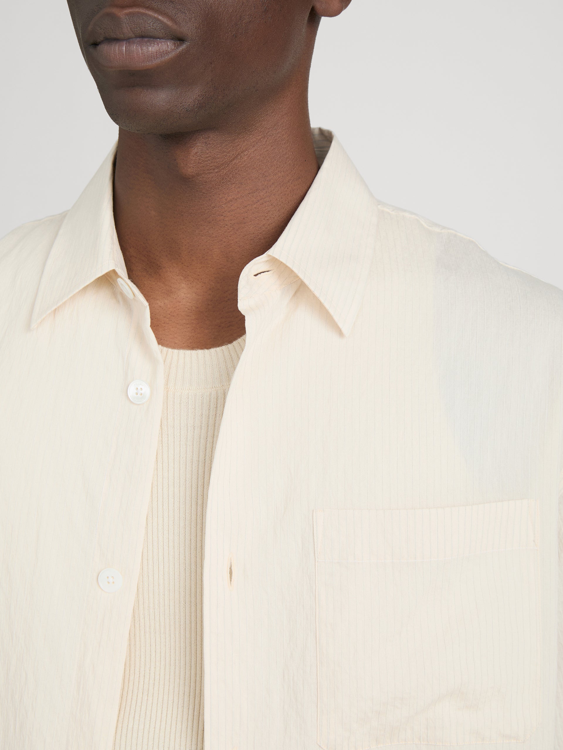 Lightweight Shirt -- Natural Stripe