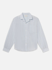 Pyjama Shirt -- Blue Stripe