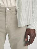 L'Homme Slim Brushed Twill -- Stone Grey