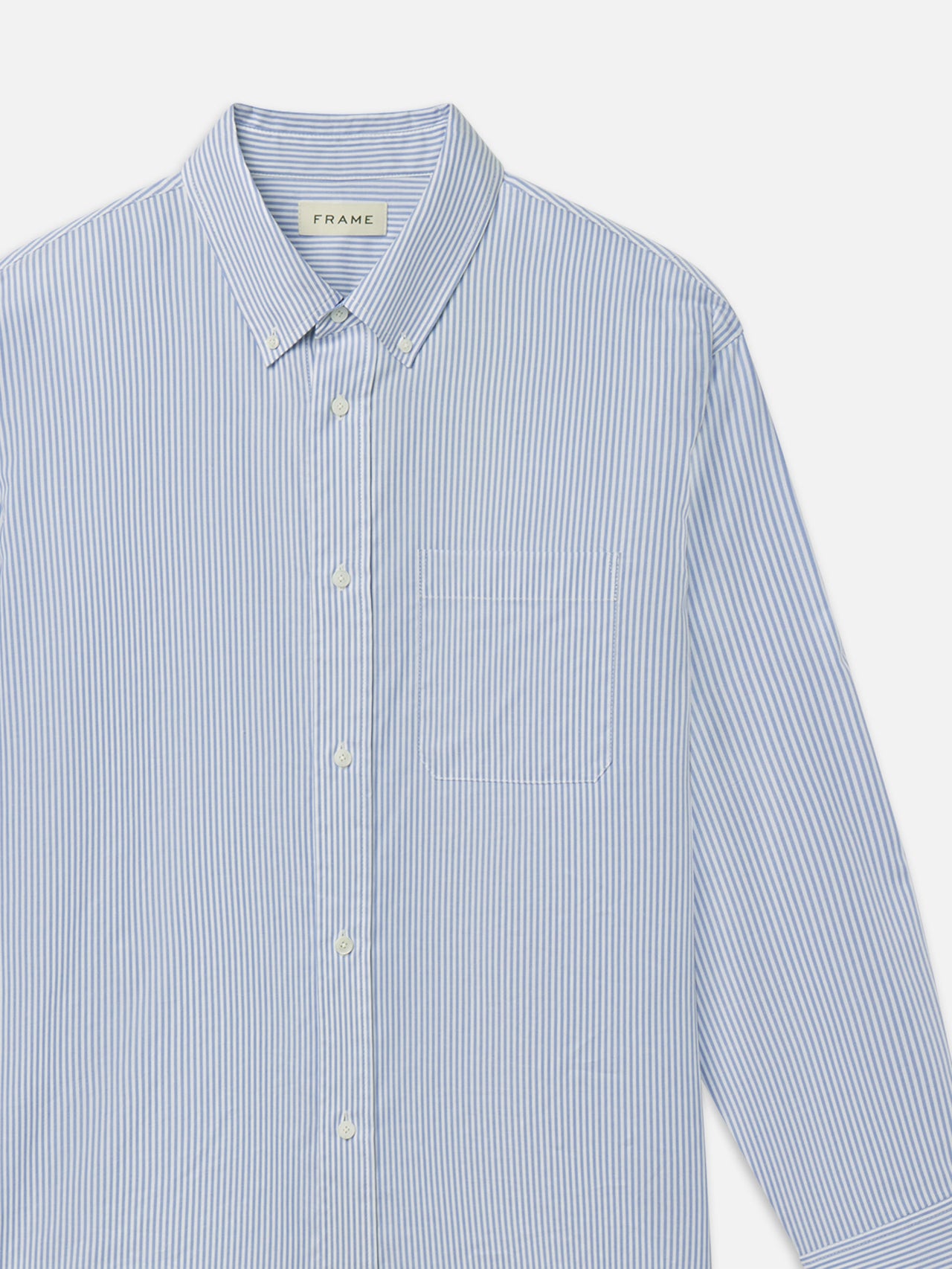 Oxford Shirt -- Blue Stripe