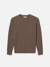 Yak Blend Sweater -- Dark Taupe