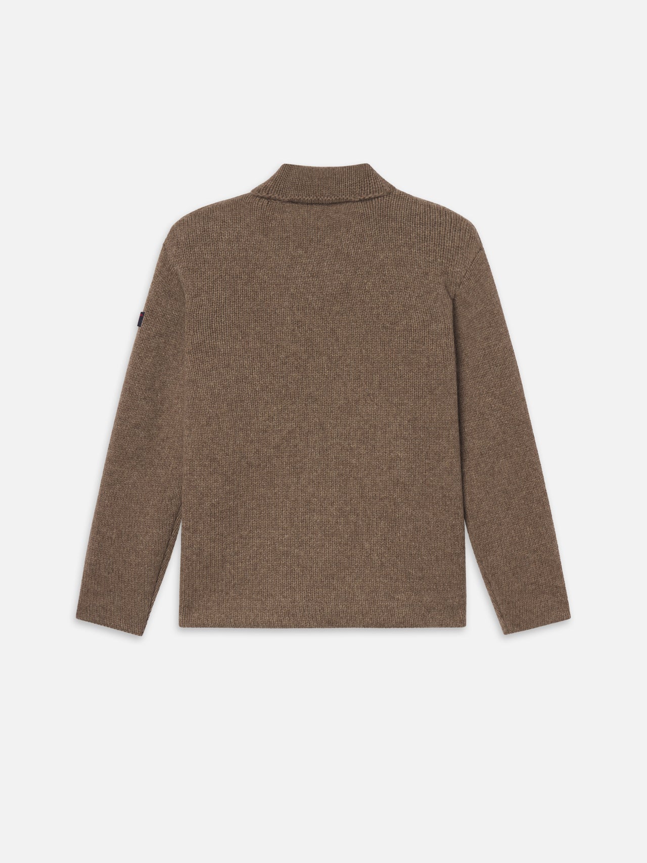 The Society Archive Zip-Up Cardigan Sweater -- Mocha