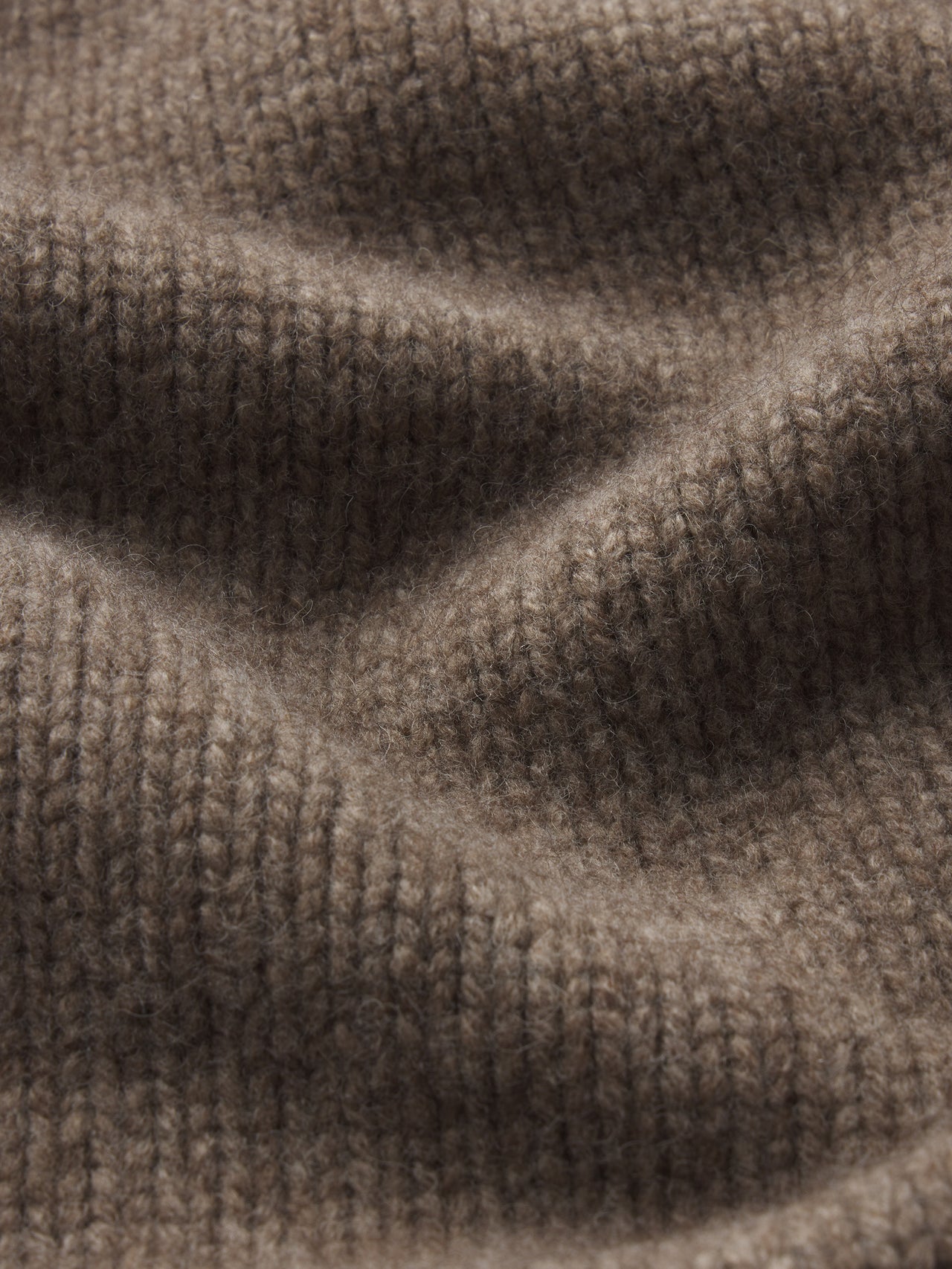 The Society Archive Zip-Up Cardigan Sweater -- Mocha