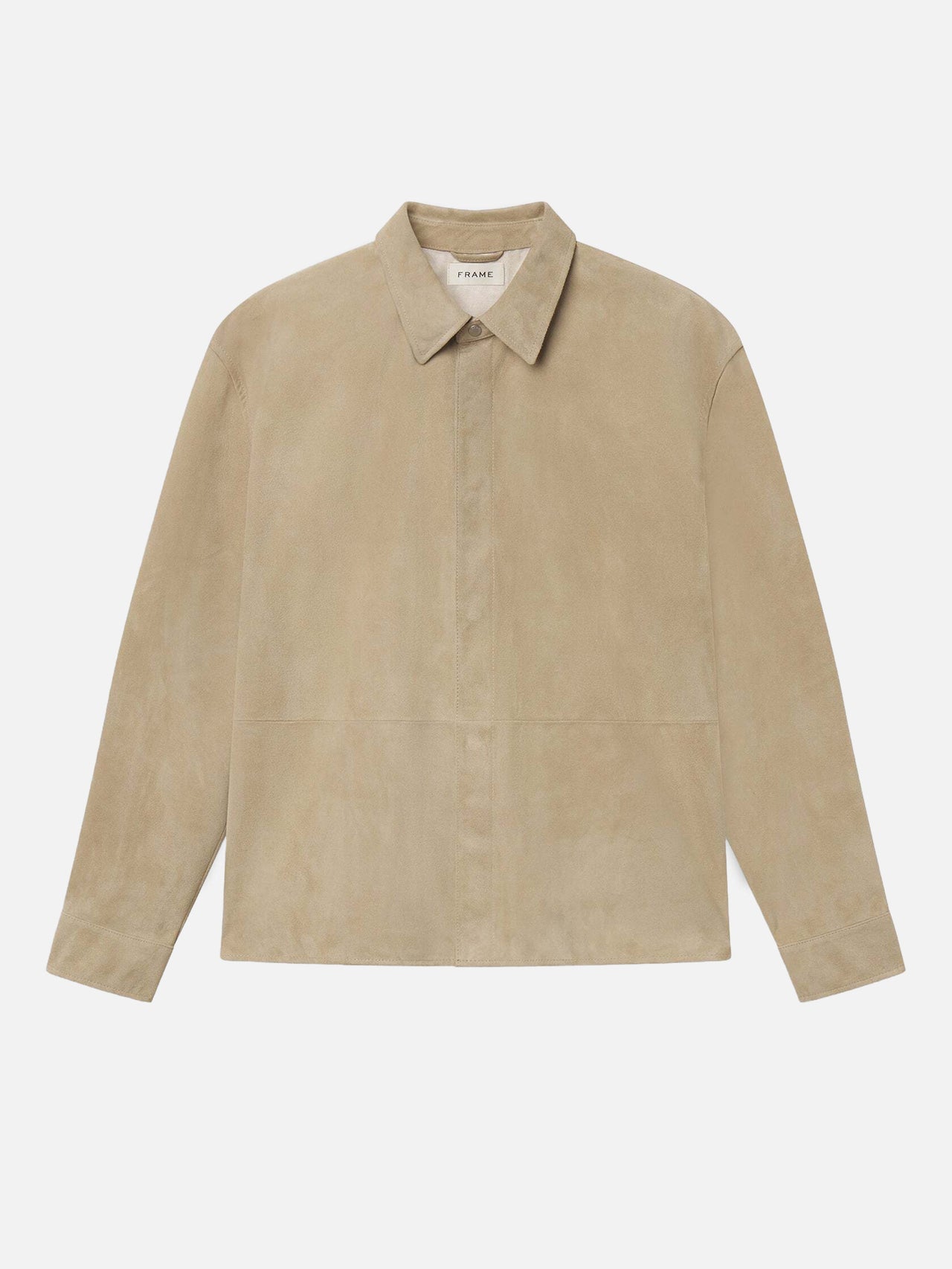 Suede Shirt -- Oxford Beige