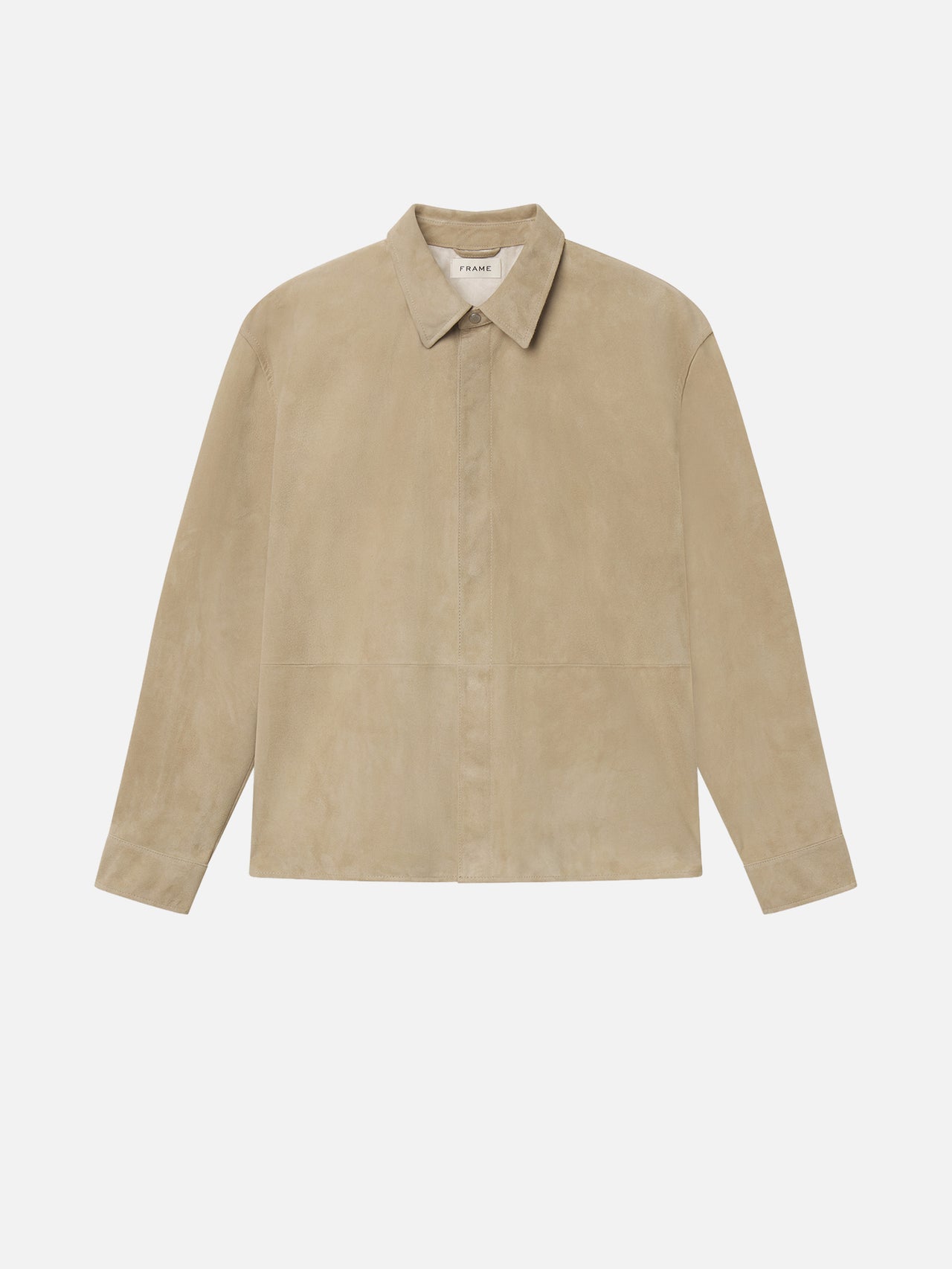 Suede Shirt -- Oxford Beige