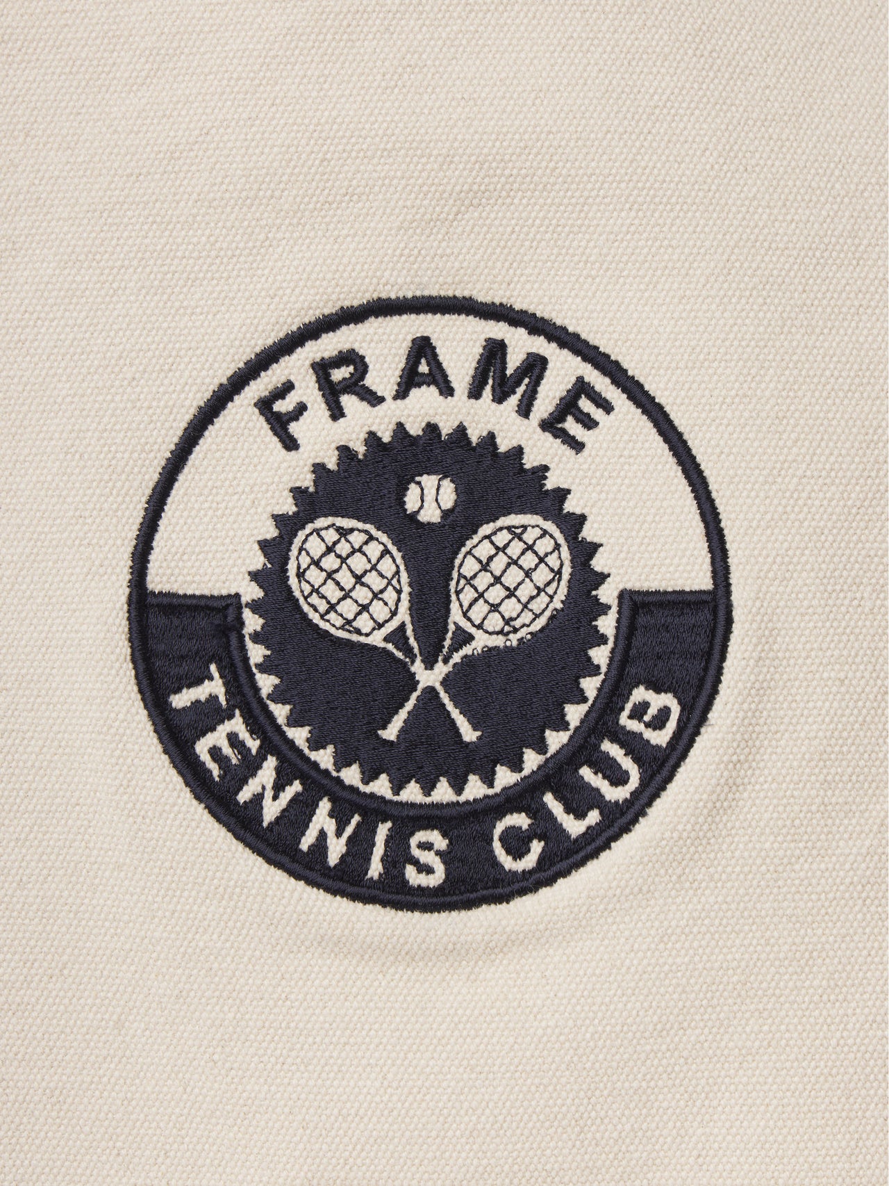 Tennis Tote Bag -- Cream