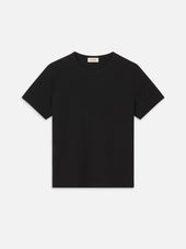 Jacquard Stripe Tee -- Black