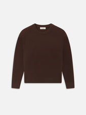 Lightweight Cashmere Sweater -- Deep Brown