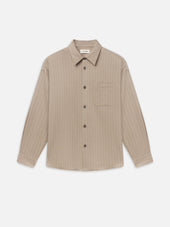 Stripe Shirt -- Beige Stripe