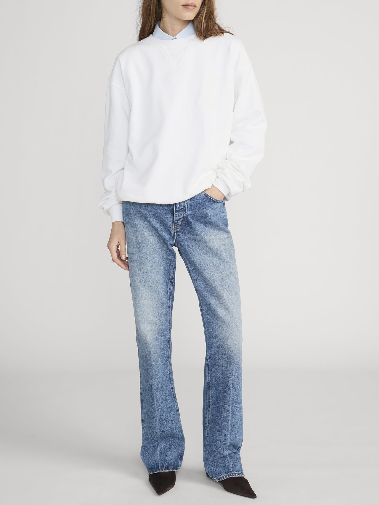 Ritz Crewneck Front On Model